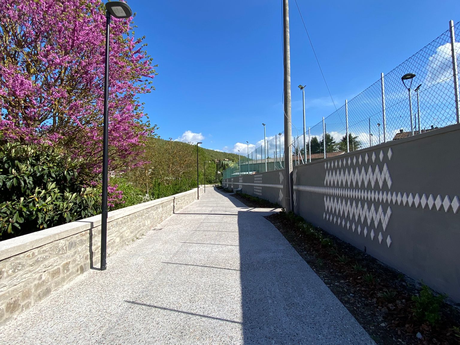 Il sentiero lungo il Tevere a Pieve Santo Stefano